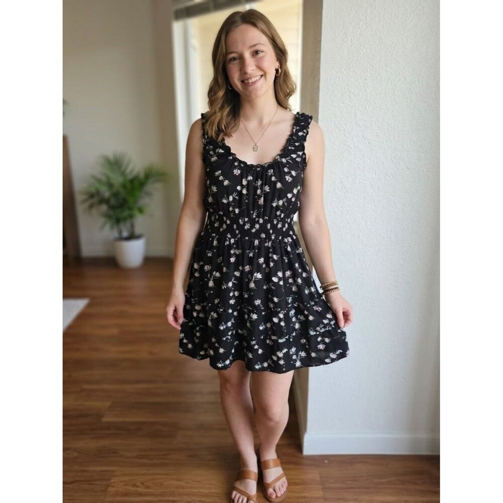 ​No Boundaries Summer Bundle Floral Mini Dress & Romper Set Women's 2-Pc Lot Lg